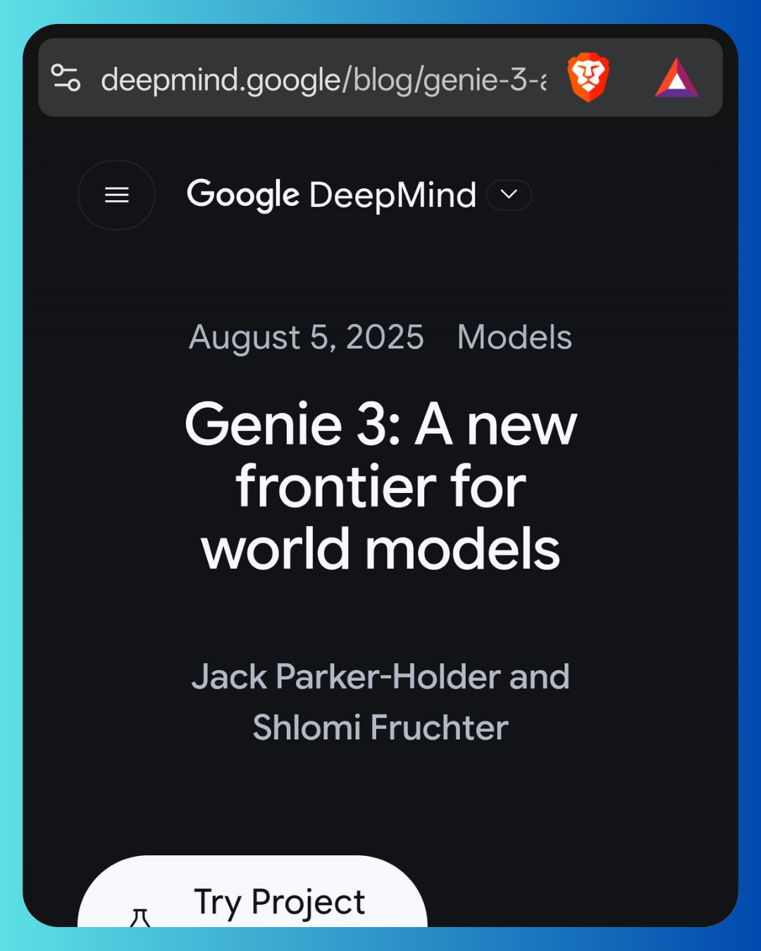 Genie 3 by Google
